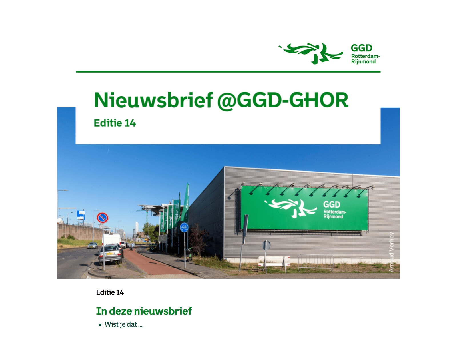 Nieuwsbrief voorbeeld 10