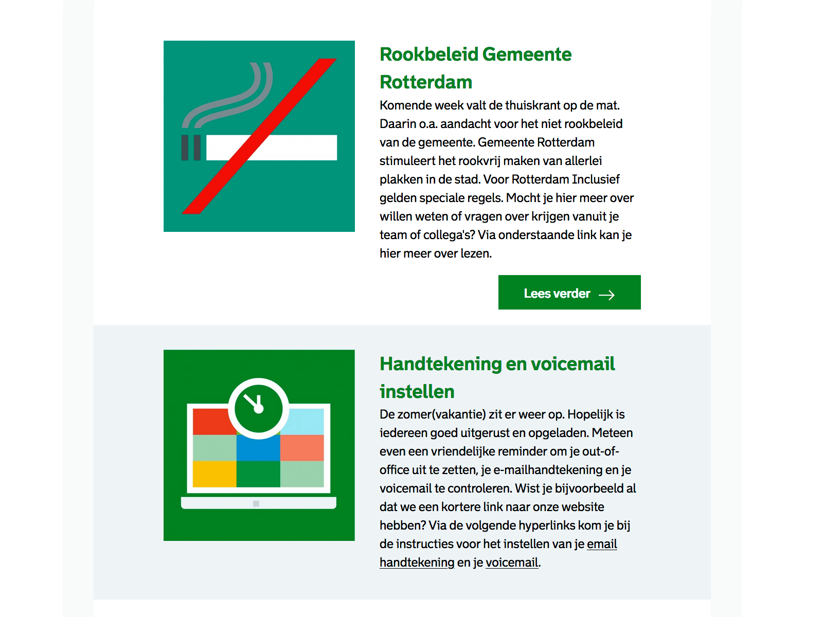 Nieuwsbrief voorbeeld 11
