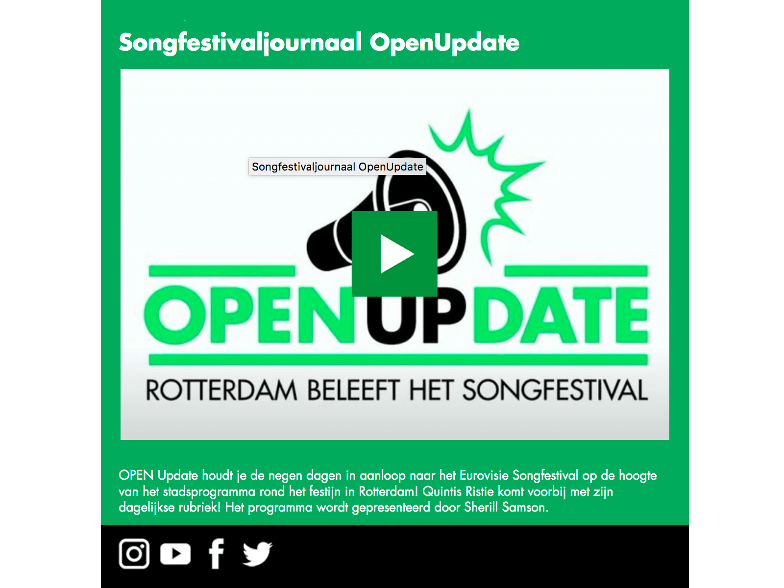 Nieuwsbrief voorbeeld 5