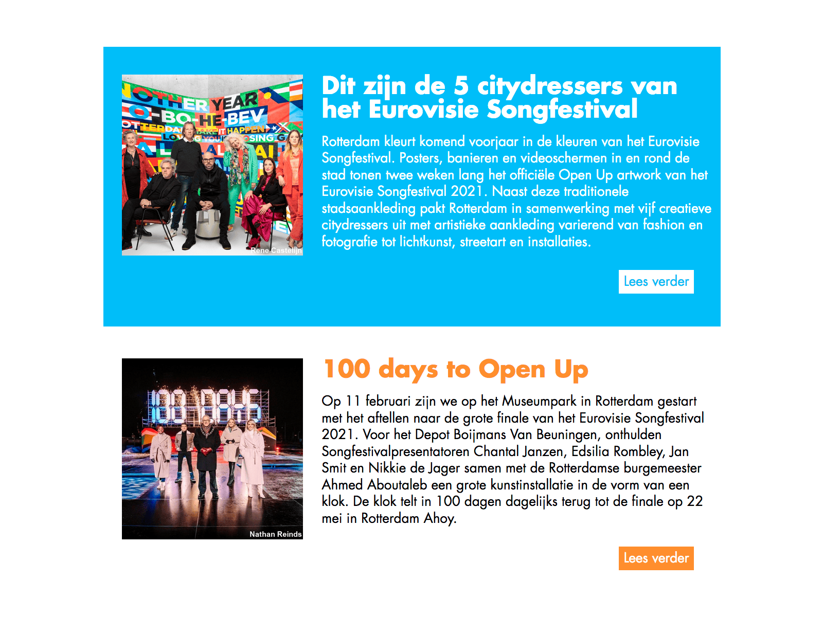 Nieuwsbrief voorbeeld 1