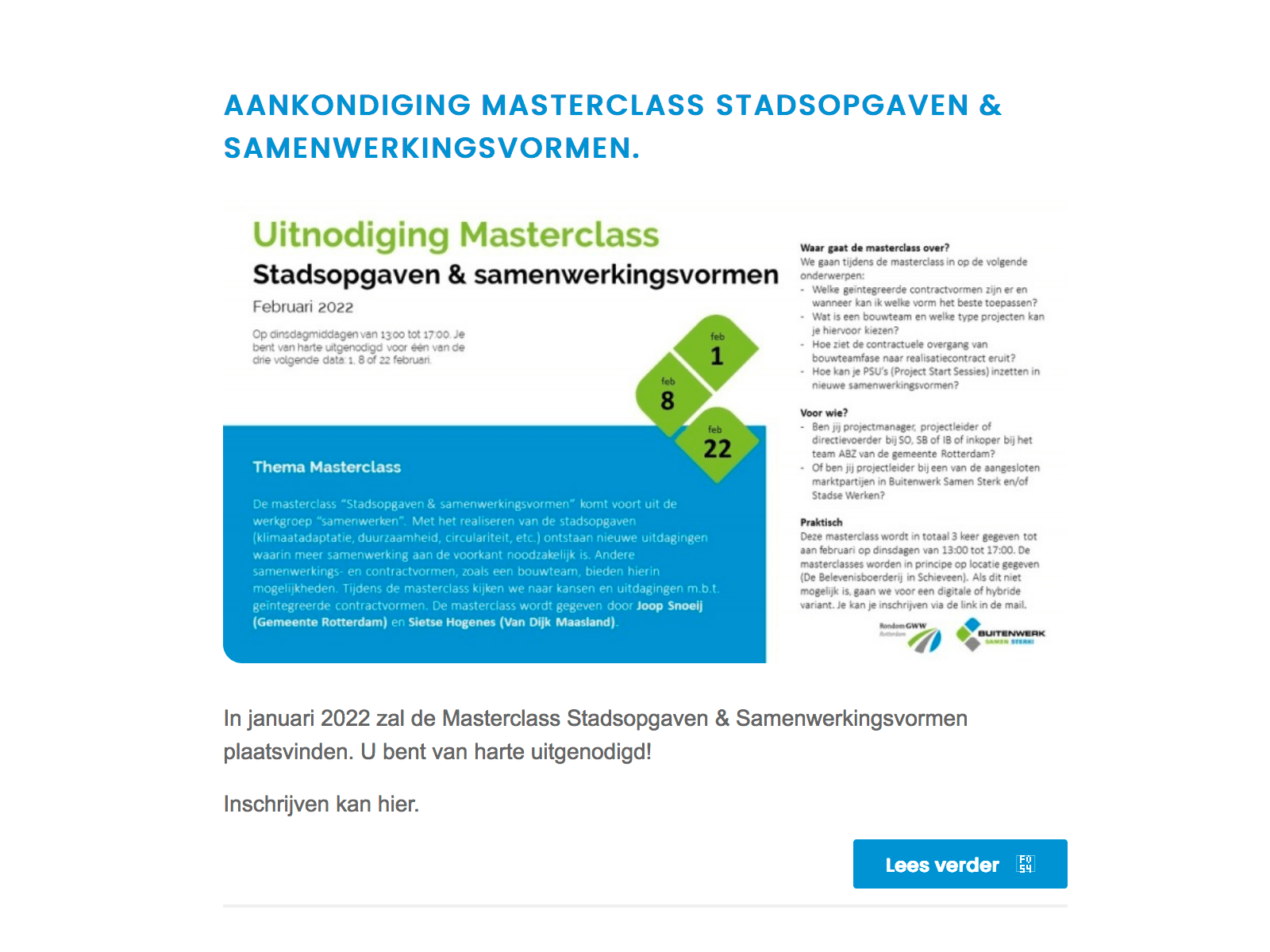 Nieuwsbrief voorbeeld 30