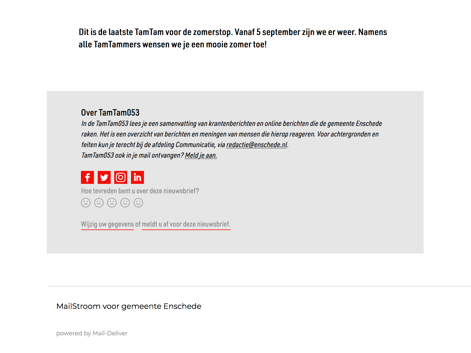 Nieuwsbrief voorbeeld 15