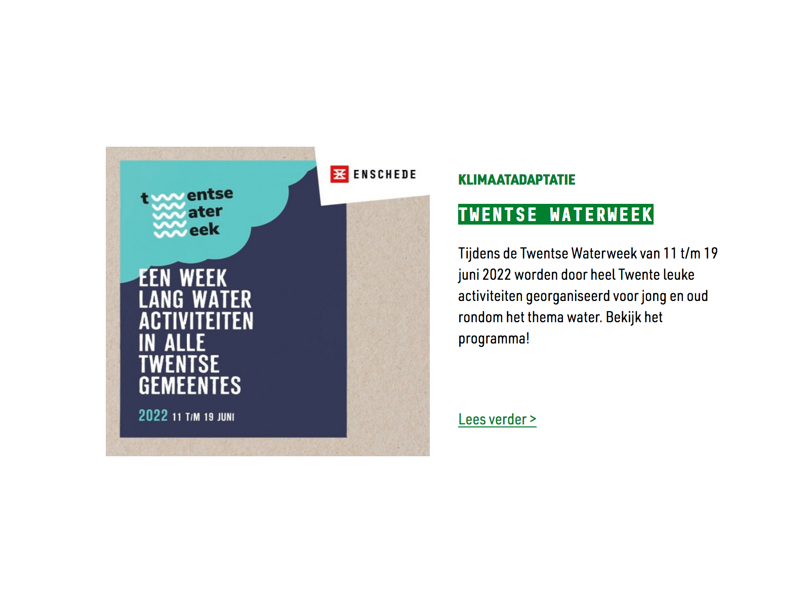 Nieuwsbrief voorbeeld 3: strakke opmaak met call-to-action knoppen