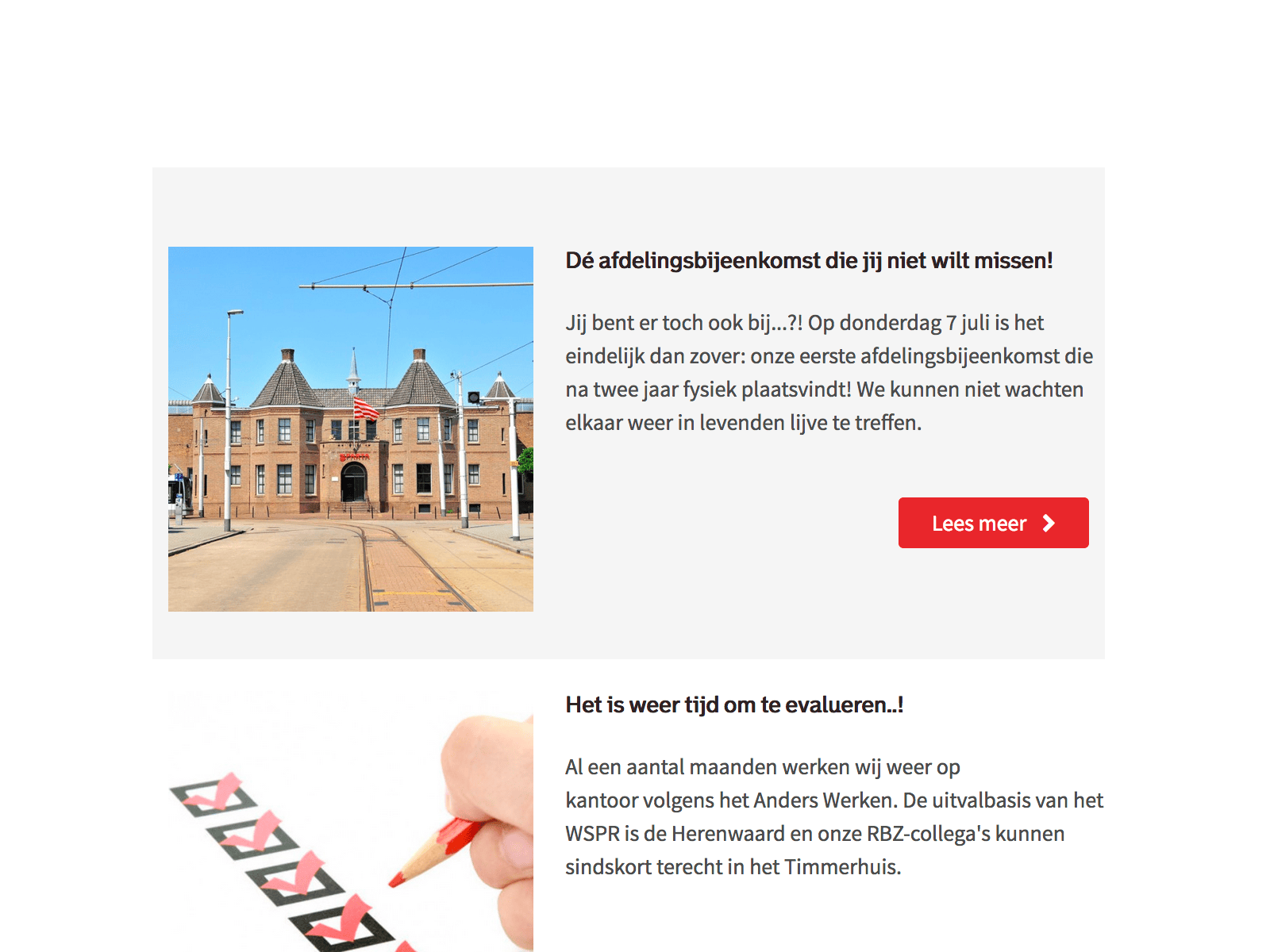 Nieuwsbrief voorbeeld 9