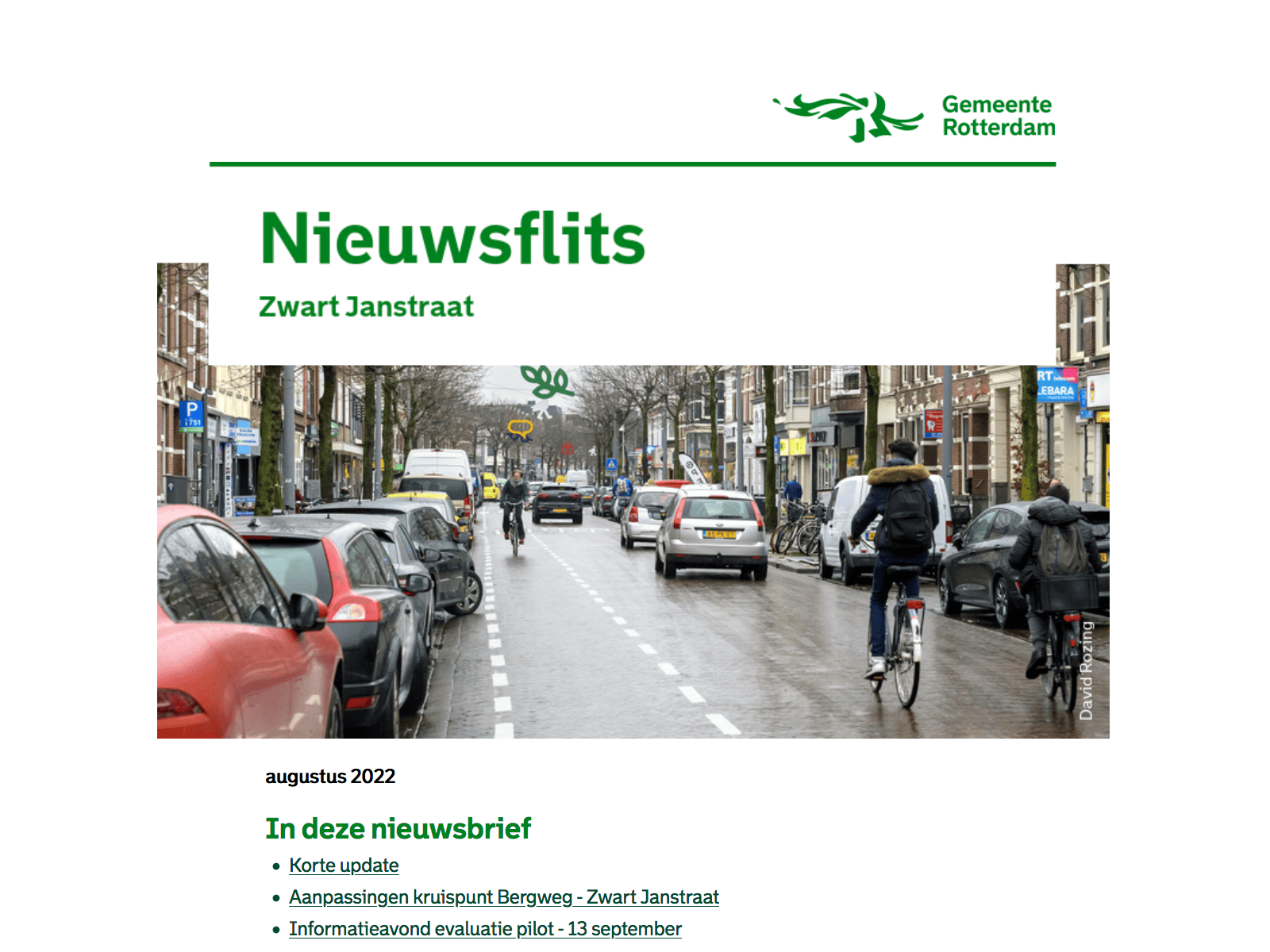 Nieuwsbrief voorbeeld 8